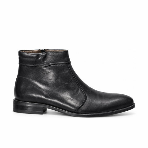 Men's Genuine Leather Shoes 22WFD605618 Black
