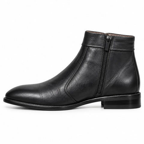 Men's Genuine Leather Shoes 22WFD605618 Black