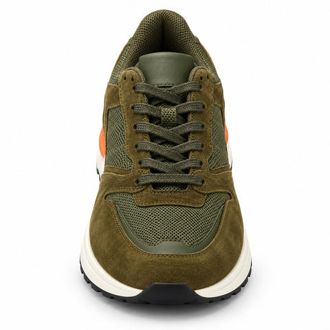 Men's Genuine Leather Shoes 22WFD624214 Khaki