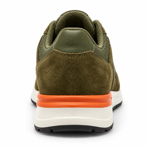 Men's Genuine Leather Shoes 22WFD624214 Khaki