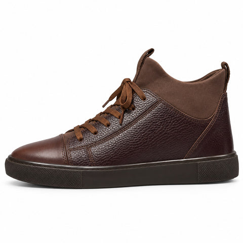Men's Genuine Leather Shoes 22WFD6303FT Brown