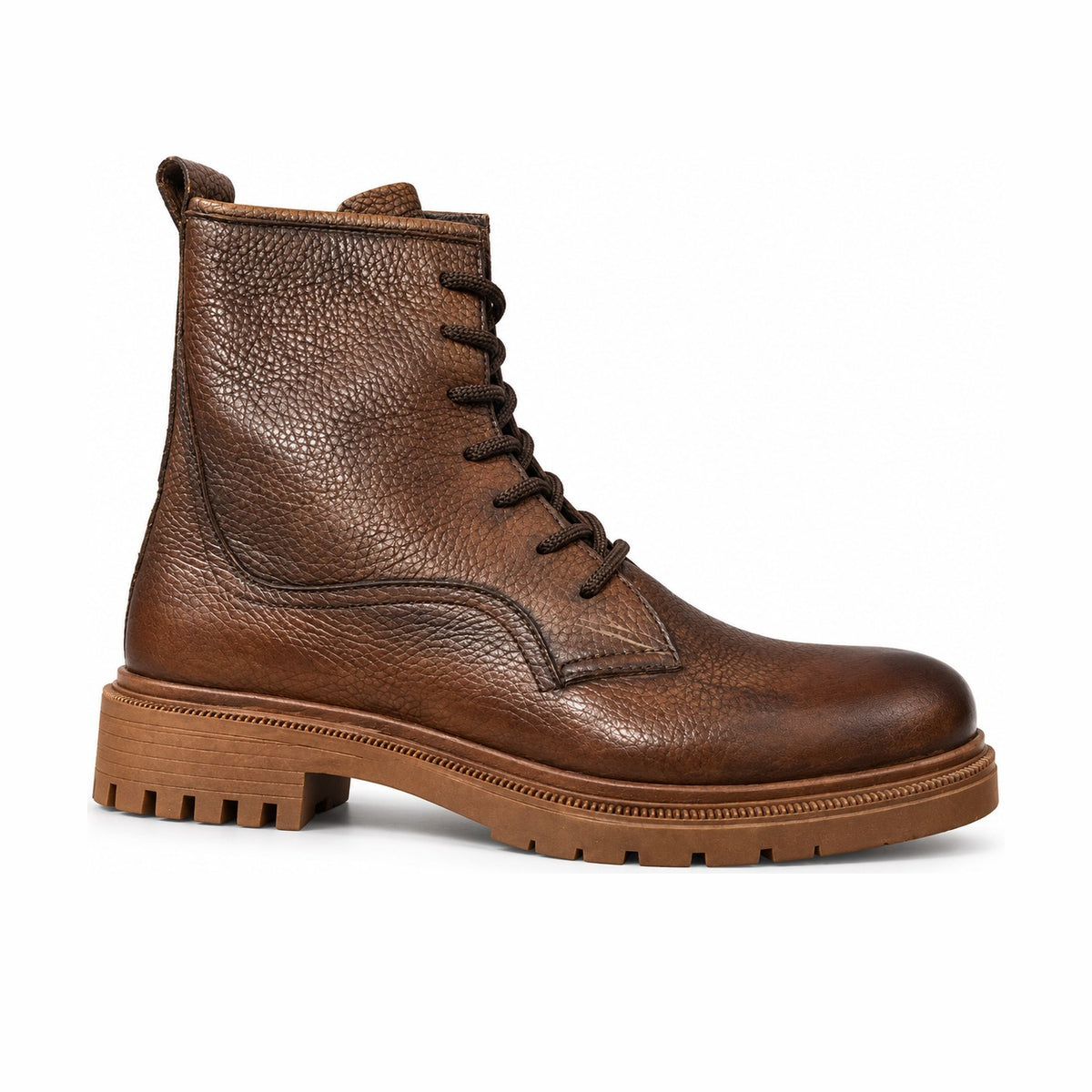Men's Genuine Leather Shoes 22WFD6306FT Brown