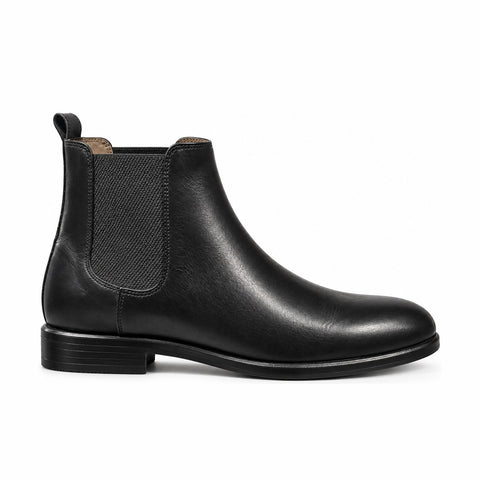 Men's Genuine Leather Shoes 22WFD6312FT Black