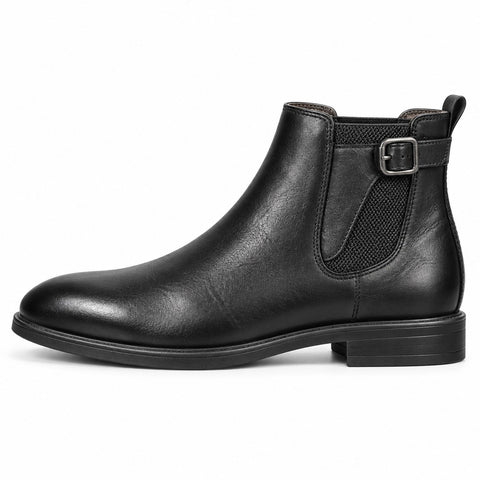 Men's Genuine Leather Shoes 22WFD6312FT Black