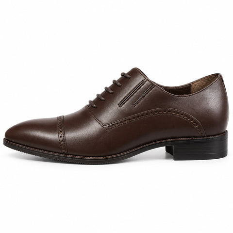Men's Genuine Leather Shoes 22WFD638118 Brown