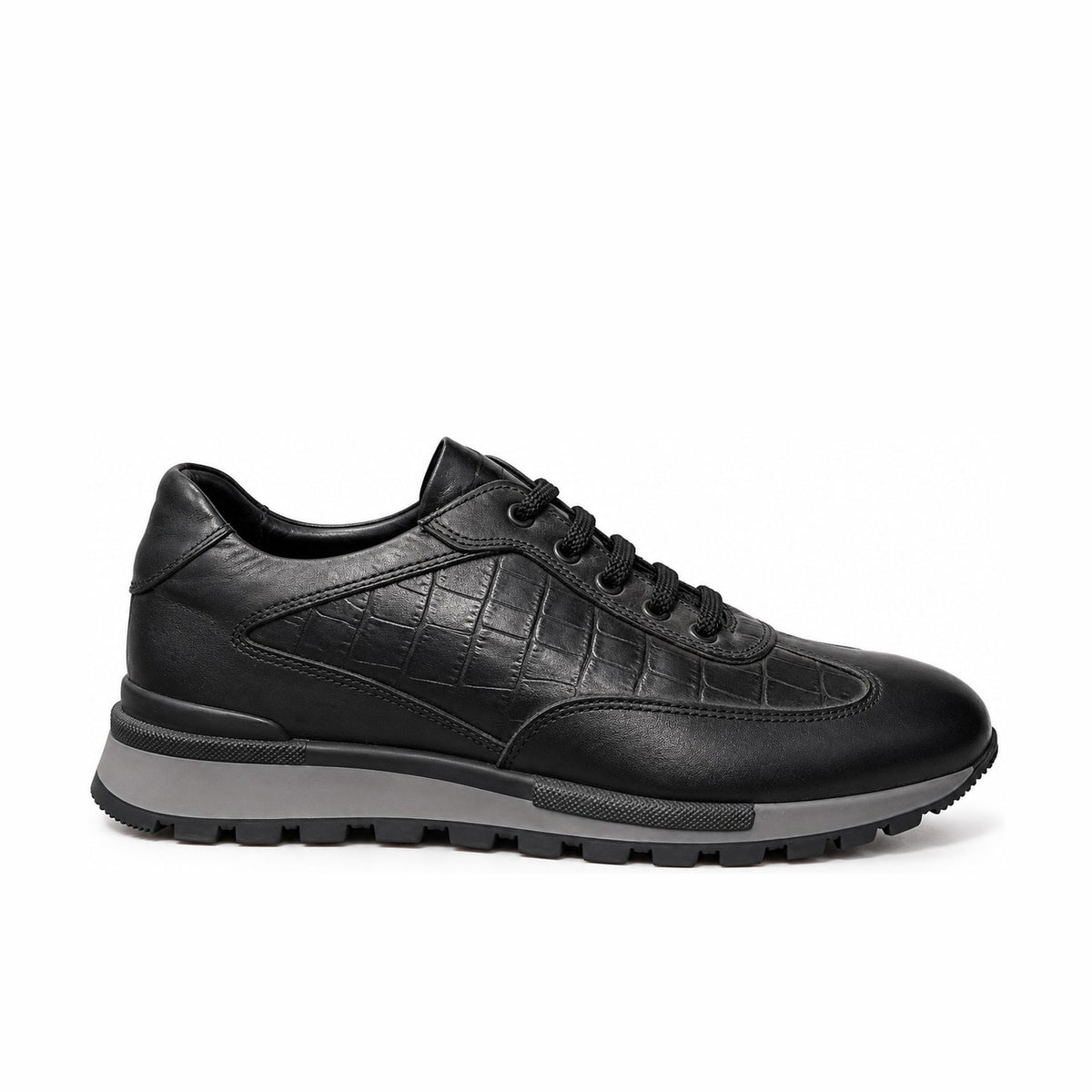 Men's Genuine Leather Shoes 22WFD640414 Black