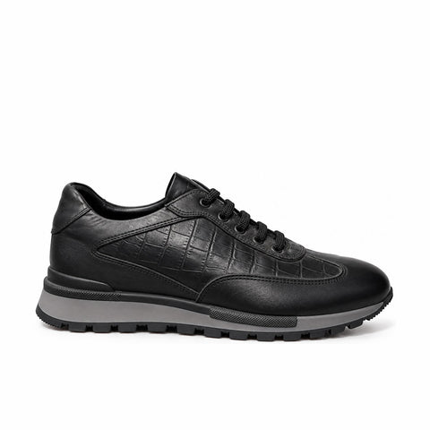Men's Genuine Leather Shoes 22WFD640414 Black