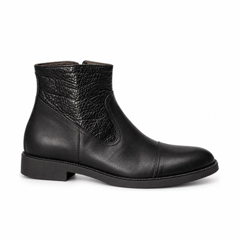 Men's Genuine Leather Shoes 22WFD650014 Black