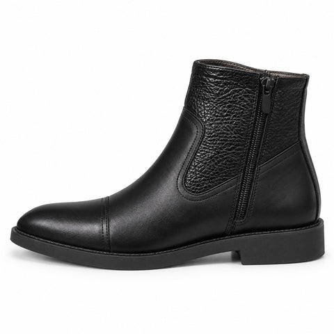 Men's Genuine Leather Shoes 22WFD650014 Black