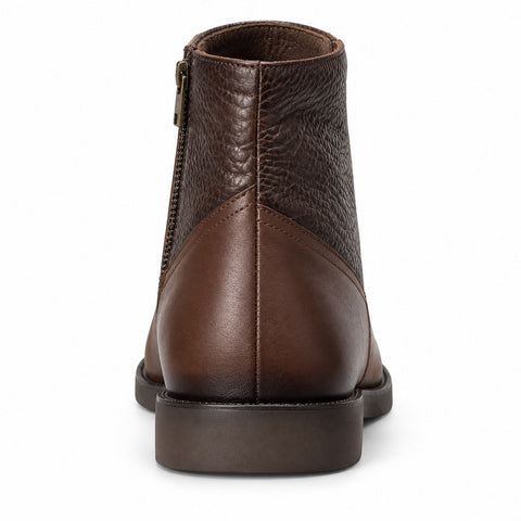 Men's Genuine Leather Shoes 22WFD650014 Brown