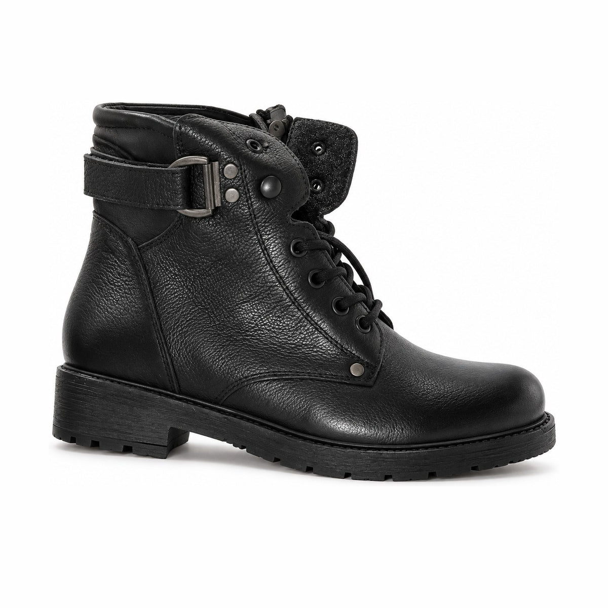 Men's Genuine Leather Shoes 22WFD6582FT Black