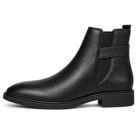 Men's Genuine Leather Shoes 22WFD6843FT Black