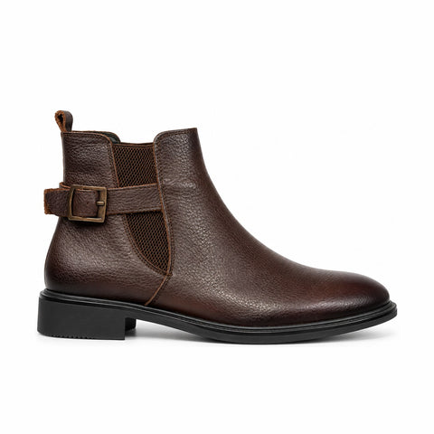 Men's Genuine Leather Shoes 22WFD6843FT Brown