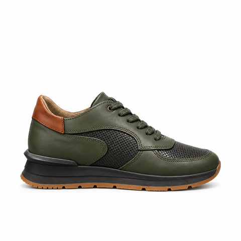 Men's Genuine Leather Shoes 22WFD694114 Green