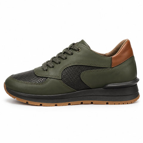 Men's Genuine Leather Shoes 22WFD694114 Green