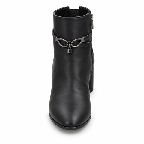 Women's Synthetic Leather Boots 20WFE151518 Black
