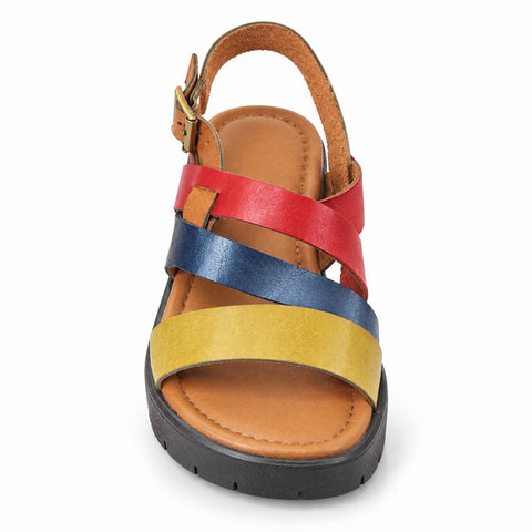 Women's Leather Shoes 22SFD330214 Multicolor