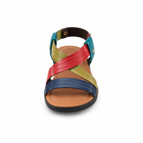 Women's Leather Shoes 22SFD330818 Multicolor