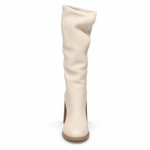 Women's Leather Shoes 21WFD1526FT Cream